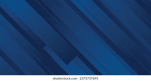 Resumen del fondo azul oscuro con el concepto corporativo moderno, elementos geométricos modernos para el diseño de pancartas, presentaciones y volantes