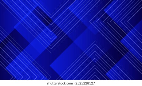 Abstrakter dunkelblauer Hintergrund. Modernes Design geometrische Formen. Anzug für Broschüre, Broschüre, Banner, Poster, Website, Flyer, Cover, Corporate, Kulisse. Vektorgrafik