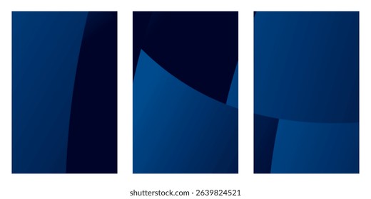 Abstract dark blue background with overlapping shapes. Perfect for adding visual interest to your website or book cover, this background is clean and modern.