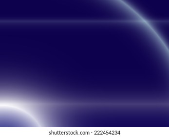 Abstract dark blue background with silver blurred horizontal lines and arcs, vector