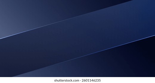 Abstract dark blue background with sleek diagonal lines and subtle gradients. A modern and elegant design, perfect for technology, business, and professional digital applications.