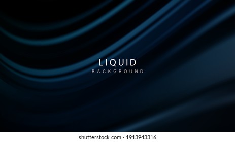 
Abstract dark blue background with smooth wavy texture Luxury background silk drapery