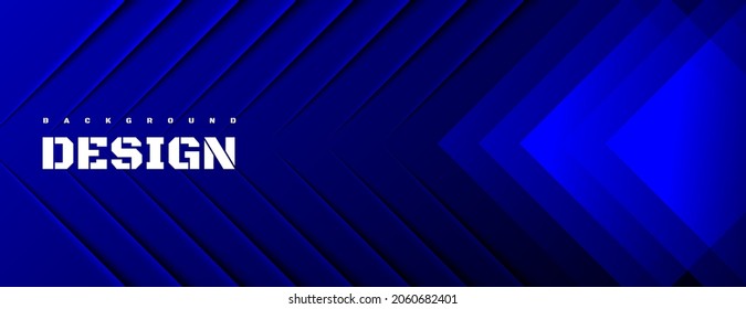 abstract dark blue background with square overlap layer and stripes
