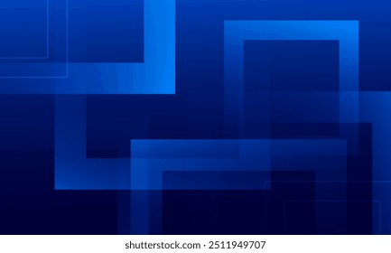 Abstract dark blue background with squares. Eps10 vector