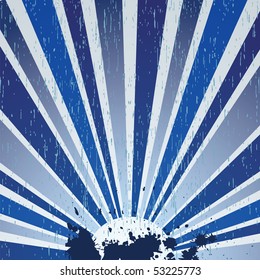 Abstract dark blue background with stains