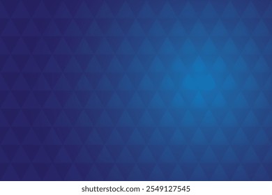 Abstract dark blue background with triangles and soft light. Modern design, ideal for web layouts, business projects, and professional presentations, vector illustration.