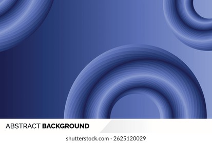 Abstract dark blue background vector with 3D geometric shapes. Modern dark blue wallpaper with fluid and circle shapes. Suitable for background, poster, banner, wallpaper.