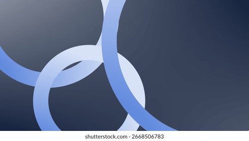 Abstract Dark Blue Background wallpaper with Light ring Gradient Design