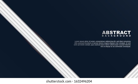 Abstract dark blue background with white line
