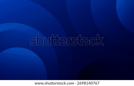 Abstract dark blue backround with circles. Vector illustration