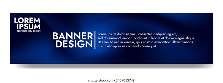 Abstract dark blue banner color with a unique design. It is ideal for creating eye catching headers, promotional banners, and graphic elements with a modern and dynamic look.