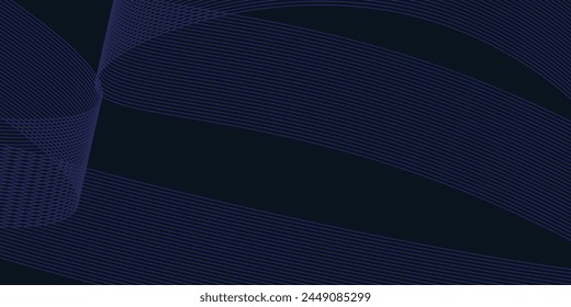 Abstract dark blue banner design background with diagonal geometric overlay layer. Modern square shape graphic elements. Suit for cover