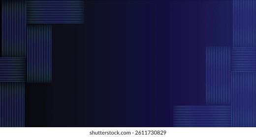 Abstract dark blue banner design background. Suit for cover