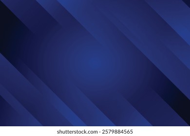 Abstract dark blue banner template. Vector illustration