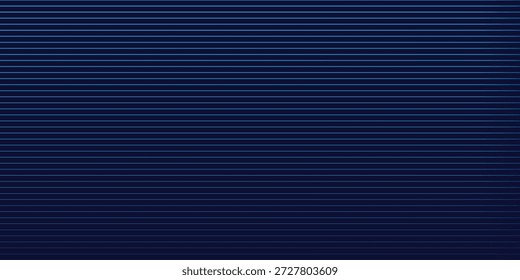 Plantilla de Anuncio azul oscuro Abstractas. Fondo de línea ondulada mínima de Vector con texto para portada de redes sociales, encabezado. moderno eps10


