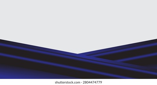 Abstract dark blue and black geometric background with light gray rhombus frame space.