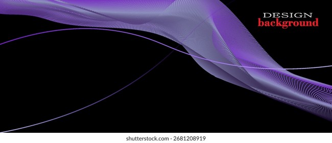 Abstrato fundo de gradiente preto azul escuro, modelo de comunicação digital de tecnologia de negócios, ai elemento de ilustração criativa inteligência artificial, banner poster capa padrão gráfico vetor.