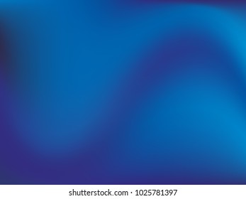 Abstract dark blue blurred background. Smooth gradient texture color. Vector illustration. Wavy, dynamic website pattern, Web and Mobile Applications, social media,banner header or sidebar graphic 