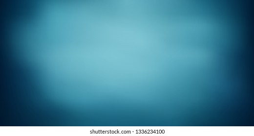 Abstract dark blue blurred background with smoke and copy space. Nightclub space. Vector illustration