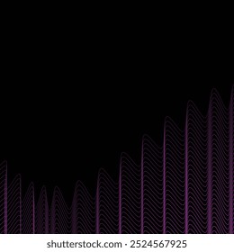 Abstract dark blue blurred defocused gradient background, Abstract wavy purple background.