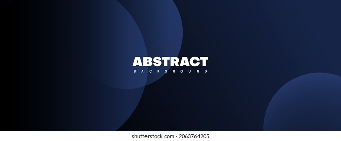 fondo abstracto del cartel de círculo azul oscuro. se puede usar para banner, afiche, página web, etc