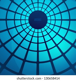 abstract dark blue circle based background 1