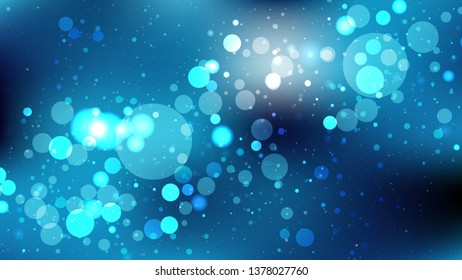 Abstract Dark Blue Defocused Background