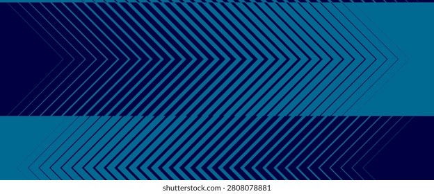 Abstract dark blue diagonal stripes background, geometric optical illusion pattern with dynamic lines banner, tech techy corporate backdrop texture