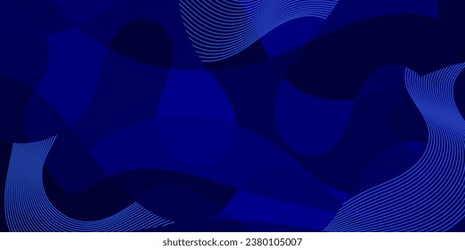 abstract dark blue dynamic background with lines