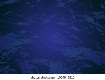 Abstract dark blue fantastic background. Vector illustration.