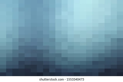 Abstract Dark Blue geometric Background, Creative Design Templates. Pixel art Grid Mosaic, 8 bit vector background.
