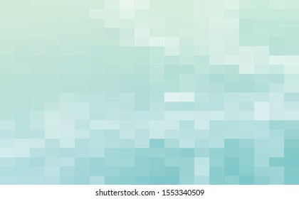 Abstract Dark Blue geometric Background, Creative Design Templates. Pixel art Grid Mosaic, 8 bit vector background.