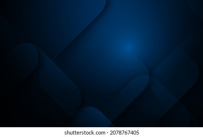 Resumen de fondo geométrico azul oscuro. Antecedentes del concepto de alta tecnología digital de tecnología futurista