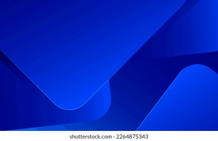 Resumen de fondo geométrico azul oscuro. Composición dinámica de formas. Ilustración del vector