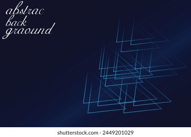 Abstract dark blue geometric background with triangle shape pattern.