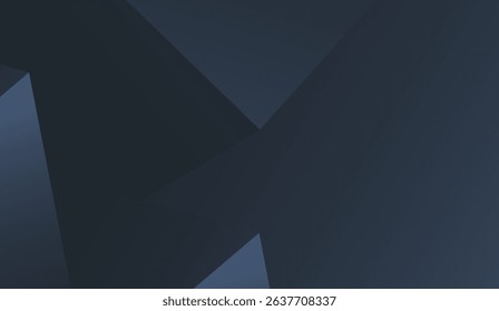 Abstract Dark Blue Geometric Background with Angular Shapes and Modern Design Elements perfect for website headers and creative graphic projects