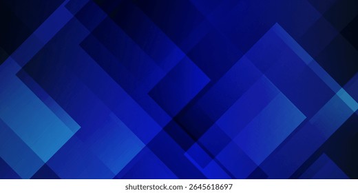 Abstract Dark Blue Geometric Background