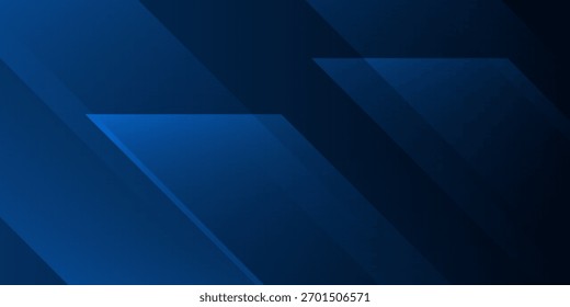 Abstract dark blue geometric background. Dynamic shapes composition.  creative element design