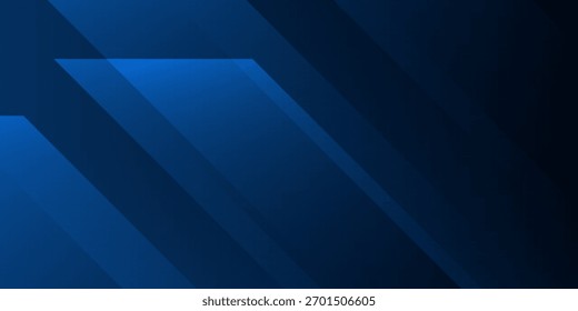 Abstract dark blue geometric background. Dynamic shapes composition.  modern creative trendy design