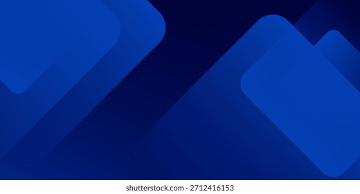 Abstractas fondo geométrico azul oscuro. Composición de Formas dinámicas. Diseño de fondo fresco para carteles. Ilustración vectorial