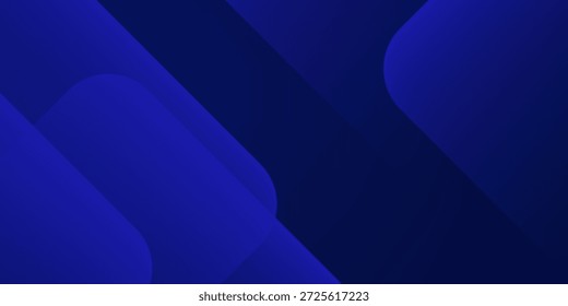 Fundo geométrico azul escuro abstrato. Composição de formas dinâmicas. Design de fundo legal para cartazes. 