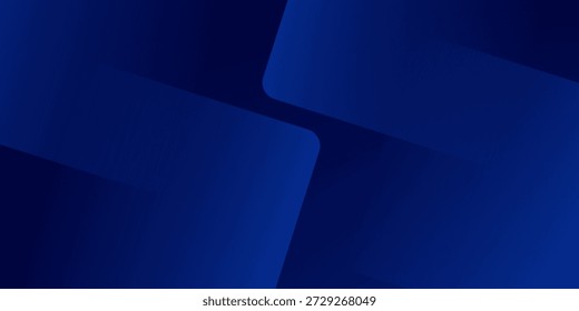 Fundo geométrico azul escuro abstrato. Composição de formas dinâmicas. Design de fundo legal para cartazes. Ilustração vetorial