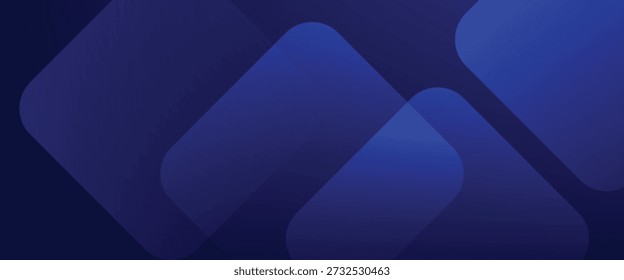 Fundo geométrico azul escuro abstrato. Composição de formas dinâmicas. Design de fundo legal para cartazes. fundo abstrato. Ilustração vetorial