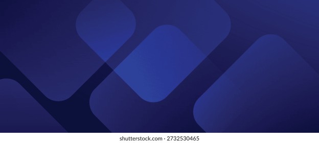 Fundo geométrico azul escuro abstrato. Composição de formas dinâmicas. Design de fundo legal para cartazes. fundo abstrato. Ilustração vetorial