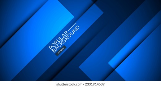 Abstract dark blue gradient background with futuristic design. Blue background with shadows. Abstract background texture design, sporty poster, banner blue background. Eps10 Vector