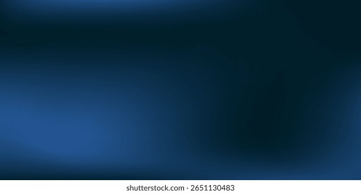 Fundo de gradiente azul escuro abstrato com uma textura de ruído sutil. Ideal como um plano de fundo sofisticado simples 