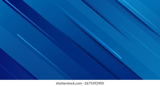 Abstractas fondo degradado azul oscuro con diseño futurista de superposición. Fondo azul con sombras. Diseño Abstractas de la textura del fondo, cartel, fondo azul Anuncio. Vector Eps10