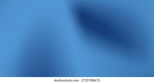 Fundo de gradiente azul escuro abstrato. Cena escura com ondas curvas de fumaça ou nevoeiro refletindo luz suave, Black drop sensação fresca de frio e água fria subaquática.