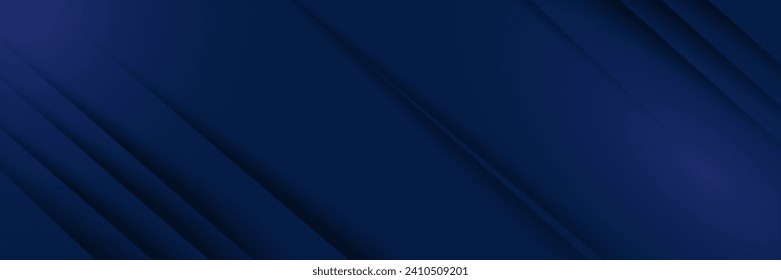 Abstract dark blue gradient diagonal background with shadow. Modern diagonal paper cut. Suitable for business, banners, posters, websites, flyers, covers, presentations. Vector