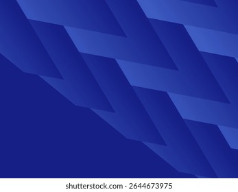 Fondo azul oscuro Abstractas de la ilustración del gradiente con el modelo cuadrado abstracto azul 3D.